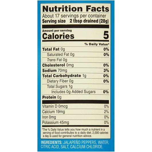 Ortega Diced Jalapenos, 12 x 26 oz Case - DOT product image 2