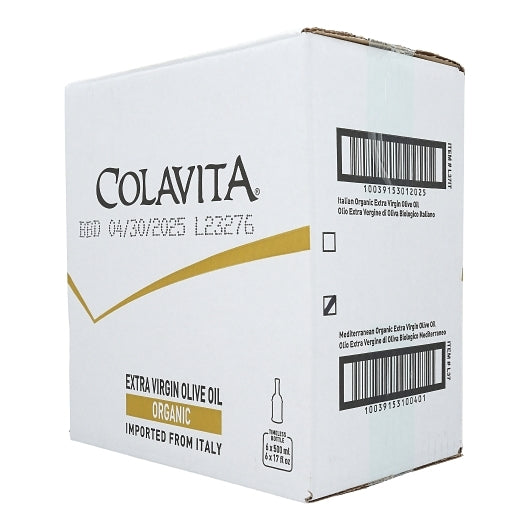 Colavita Organic Extra Virgin Olive Oil, 6 x 17 fl oz Case - DOT product image 6