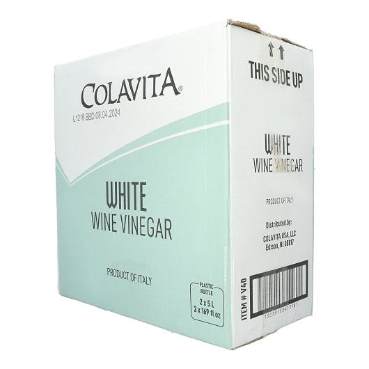 Colavita White Wine Vinegar Bulk, 2 x 169 fl oz Case - Alternate product angle or state