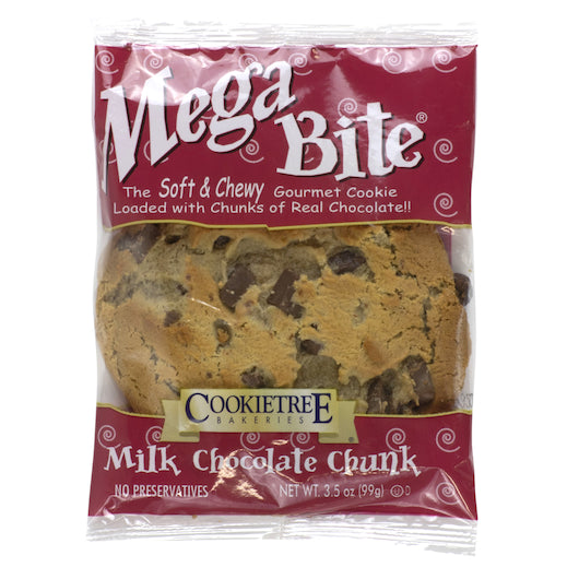 Cookietree Milk Chocolate Chunk Cookie, 56 x 3.5 oz Case - Bakery & Desserts