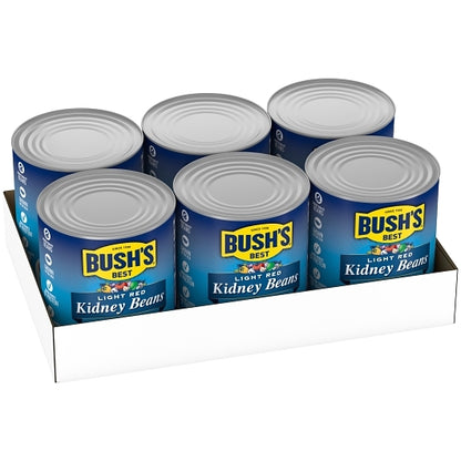 Bush's Best Light Red Kidney Beans, 6 x 111 oz Case - Beans & Legumes