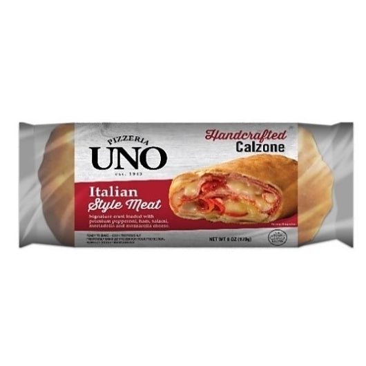 Pizzeria Uno Individual Italian Meat Calzone, 8 x 1 each Case - Prepared Foods