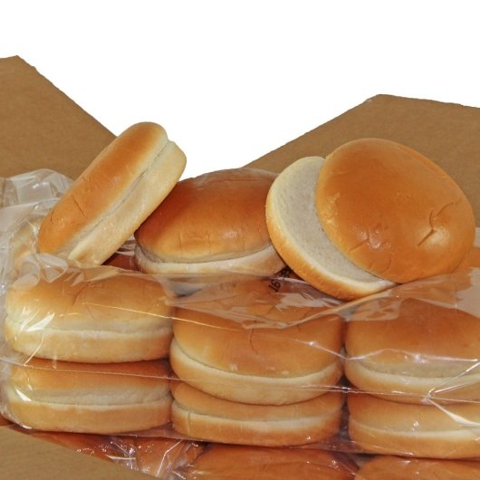 Wholesome Harvest 4 Inch Sliced White Bun, 8 x 12 ct Case - Breads, Rolls & Buns