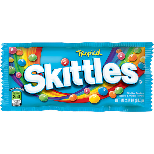 Skittles Tropical Candy, 2.17 ounce (36 Single Packs) - DOT product image 1