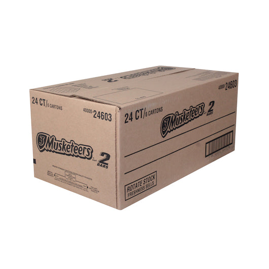 3 Musketeers Multi-Piece King Size Chocolate Candy Bar, 6 x 24 x 3.28 oz Case - DOT product image 4