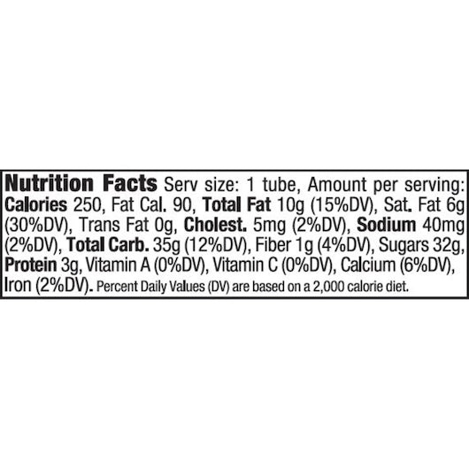 M and Ms Milk Chocolate Mini Mega Tube, 6 x 24 x 1.77 oz Case - Candy & Confections