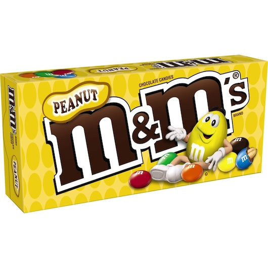 M&M's Peanut Movie Box, 12 x 3.1 oz Case - Candy & Confections