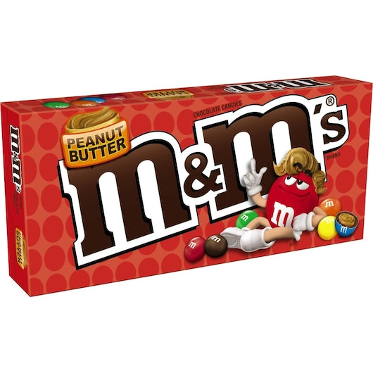 M&M's Peanut Butter Movie Box, 12 x 3 oz Case - Candy & Confections