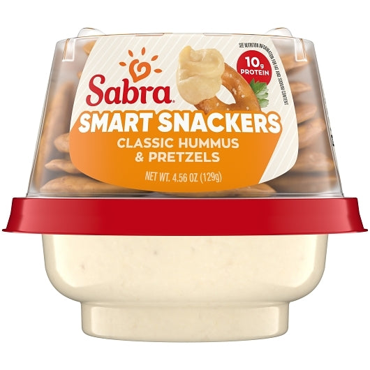Sabra Classic Hummus with Pretzel, 12 x 4.56 oz Case - DOT product image 4
