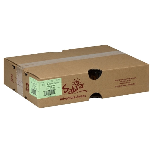 Sabra Garlic Hummus with Pretzels, 12 x 4.56 oz Case - DOT product image 5