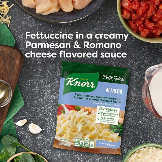Knorr Pasta Sides Alfredo Flavor Pasta, 12 x 4.4 oz Case - DOT product image 8
