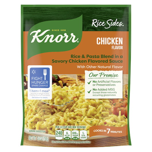 Knorr Rice Sides Chicken Flavor Rice, 12 x 5.6 oz Case - DOT product image 2
