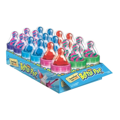 Baby Bottle Pop Candy Lollipop Variety Pack Lollipops, 16 x 18 x 1.1 oz Case - Candy & Confections