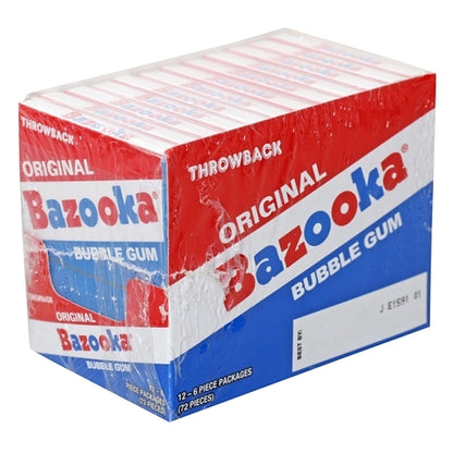 Bazooka Throwback Mini Wallet, 12 x 12 ct Case - Candy & Confections
