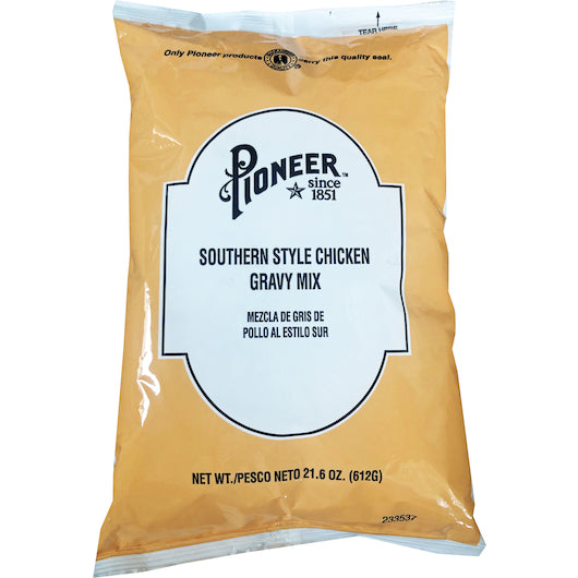 Pioneer Southern Style Chicken Gravy Mix, 6 x 21.6 oz Case - Condiments & Sauces