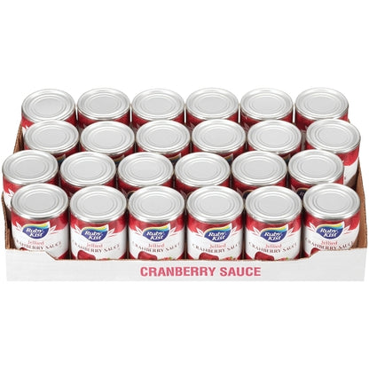 Ruby Kist Jellied Cranberry Sauce, 24 x 14 oz Case - Condiments & Sauces