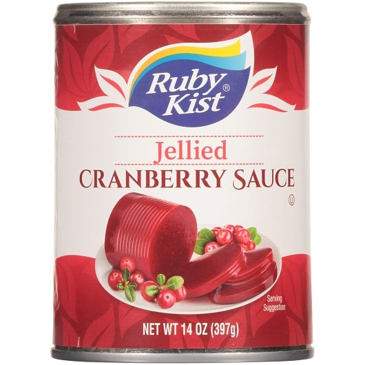 Sauce Cranberry Jellied Cranberry Sauce, 24 x 14 oz Case - Condiments & Sauces