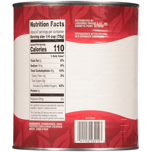 Ruby Kist Whole Berry Cranberry Sauce, 6 x 117 fl oz Case - DOT product image 2