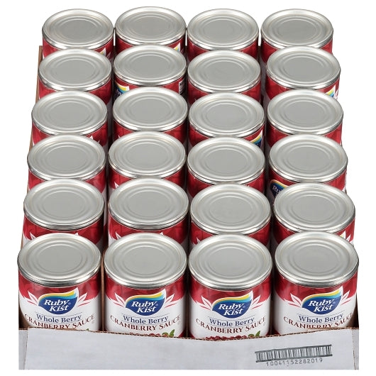 Ruby Kist Whole Berry Cranberry Sauce, 24 x 14 oz Case - DOT product image 4