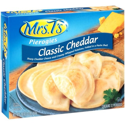 Mrs.Ts Potato and Classic Cheddar & Potato Pierogies, 12 x 16 oz Case - DOT product image 4