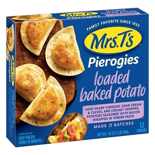 Mrs. T's Loaded Baked Potato Pierogies, 12 x 16 oz Case - DOT product image 2