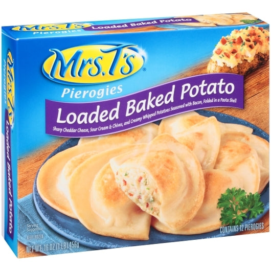 Mrs. T's Loaded Baked Potato Pierogies, 12 x 16 oz Case - DOT product image 4