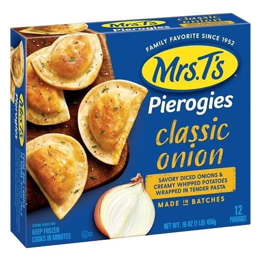 Mrs.Ts Potato and Classic Onion & Potato Pierogies, 12 x 16 oz Case - DOT product image 2