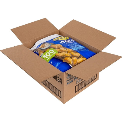 Mrs. T's Mini Classic Cheddar & Potato Pierogies, 4 x 100 PC Case - DOT product image 4
