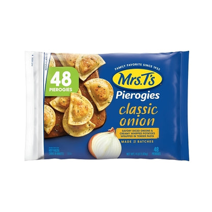 Mrs Ts Potato Classic Onion & Potato Pierogies, 6 x 48 PC Case - DOT product image 2