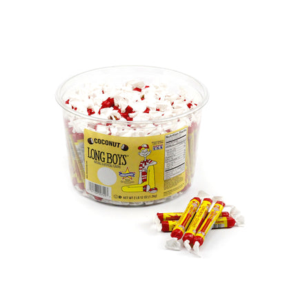 Long Boys Candy Coconut Tub, 12 x 130 x 0.39 oz Case - DOT product image 4