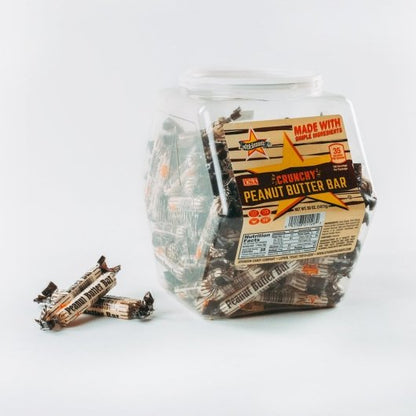 Atkinson's Peanut Butter Bars Candy Jar, 6 x 160 x 0.36 oz Case - Candy & Confections