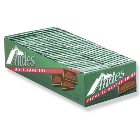 Andes Creme De Menthe Thins, 12 x 120 ct Case - Candy & Confections