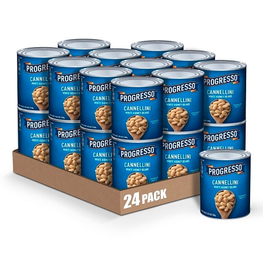 Progresso Cannellini White Kidney Beans, 24 x 19 oz Case - DOT product image 5