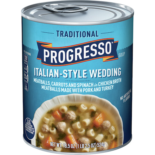Progresso Italian-Style Wedding Soup, 12 x 18.5 oz Case - DOT product image 3