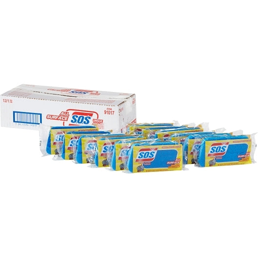 S.O.S SPONGE ALL SURFACE SCRUBBING, 12 x 1 ct Case - DOT product image 2