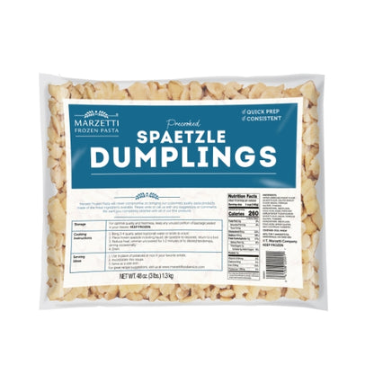 Marzetti Precooked Spaetzle Dumplings, 4 x 3 lb Case - Pantry Ingredients