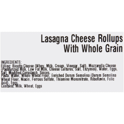 Marzetti 51% WHOLE GRAIN Lasagna Cheese Rollups, 46 x 46 x 3.5 oz Case - DOT product image 6