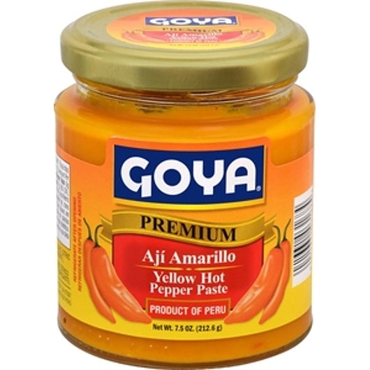 Goya Pasta De Aji Amarillo / Yellow Hot Pepper Paste, 12 x 7.5 oz Case - Pantry Ingredients