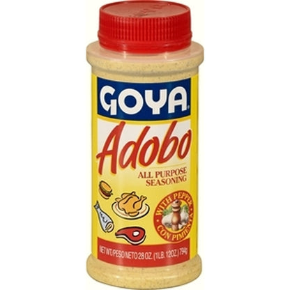 Goya All Purpose Adobo With Pepper, 12 x 28 oz Case - Spices Seasonings