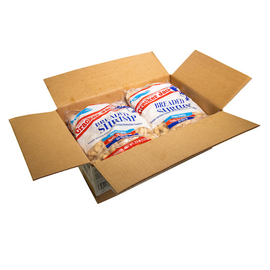 King And Prince Flyin Jib Sweet Cracker Jack Crumb Breaded Popcorn Shrimp, 4 x 2.5 lb Case - DOT product image 5