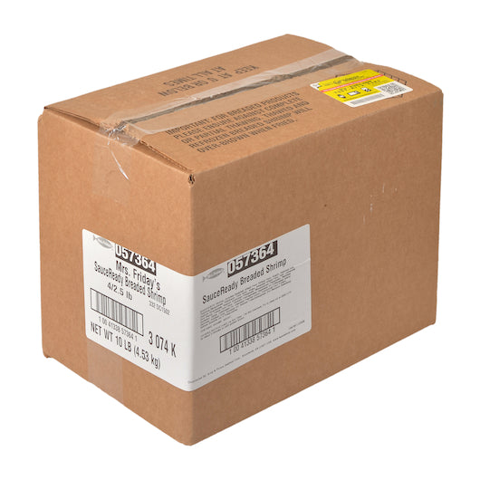 King and Prince Sauce Ready Breaded Tail Off Shrimp, 4 x 2.5 lb Case - DOT product image 6