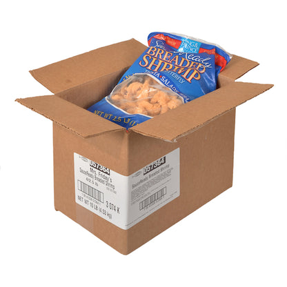 King and Prince Sauce Ready Breaded Tail Off Shrimp, 4 x 2.5 lb Case - DOT product image 5