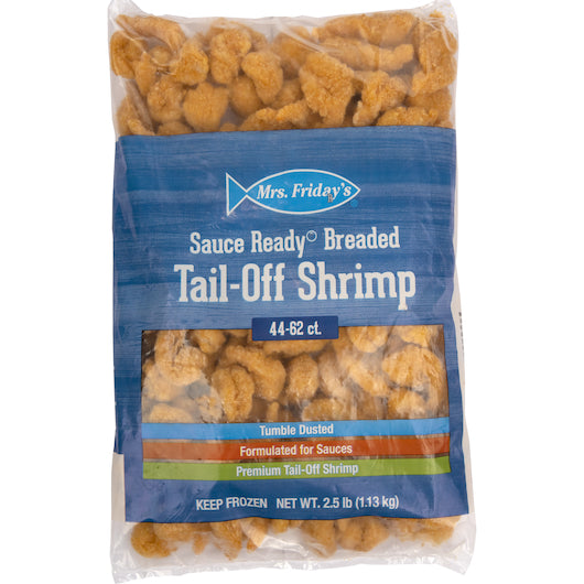 King and Prince Sauce Ready Breaded Tail Off Shrimp, 4 x 2.5 lb Case - DOT product image 7