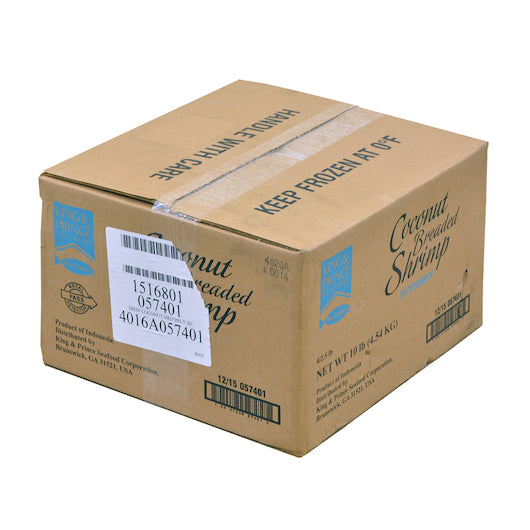 Mrs. Friday's Coconut Breaded Butterfly Shrimp 12-15 Ct, 4 x 2.5 lb Case - DOT product image 7