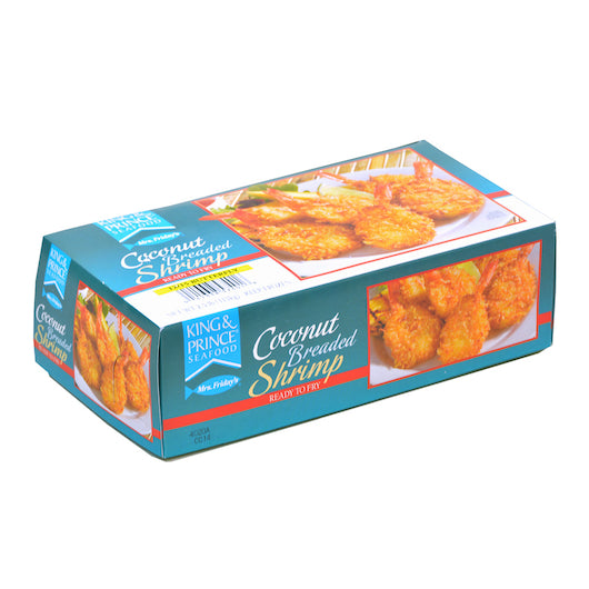 Mrs. Friday's Coconut Breaded Butterfly Shrimp, 4 x 2.5 lb Case - Alternate product angle or state