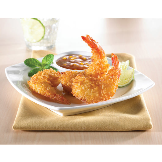 King and Prince Coconut Breaded Round Shrimp 16-20 Ct, 4 x 2.5 lb Case - DOT product image 5