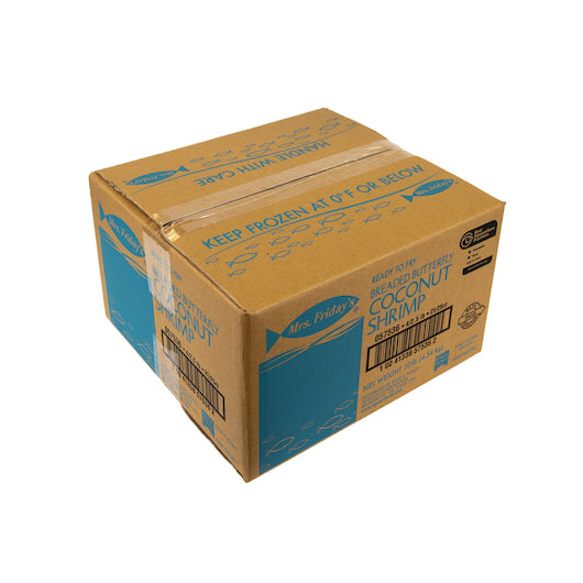 King And Prince Coconut Breaded Butterfly Shrimp 21-25, 4 x 2.5 lb Case - DOT product image 6