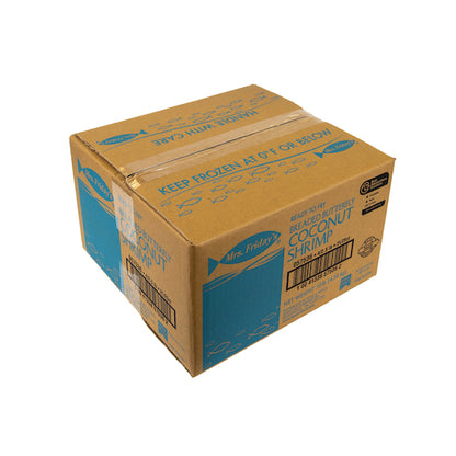 King And Prince Coconut Breaded Butterfly Shrimp 21-25, 4 x 2.5 lb Case - DOT product image 6