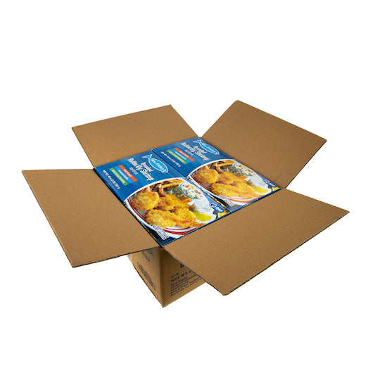 King and Prince Breaded Butterfly 12-15 Ct Shrimp, 4 x 3 lb Case - DOT product image 6