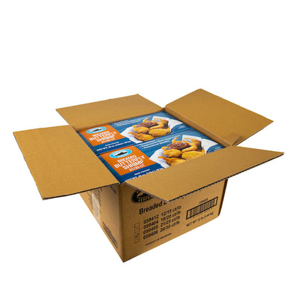 Oceanway Breaded Butterfly Shrimp 21-25, 4 x 3 lb Case - DOT product image 5
